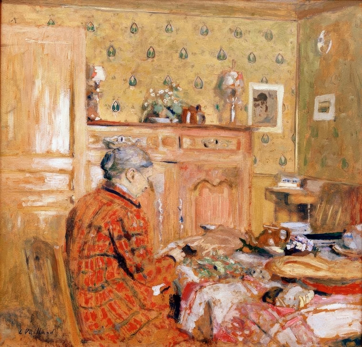 Frukost av Edouard Vuillard