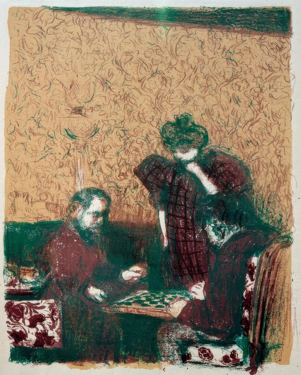 Pjässpelet av Edouard Vuillard