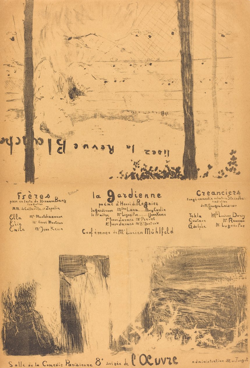 Bröder, The Guardian, Borgenärer, 1894. av Edouard Vuillard