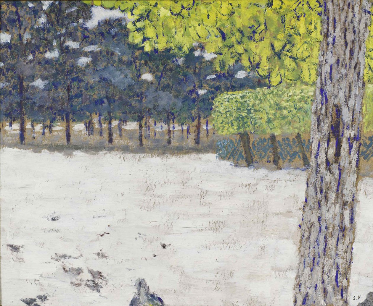 Tuileriträdgården, ca 1894. av Edouard Vuillard