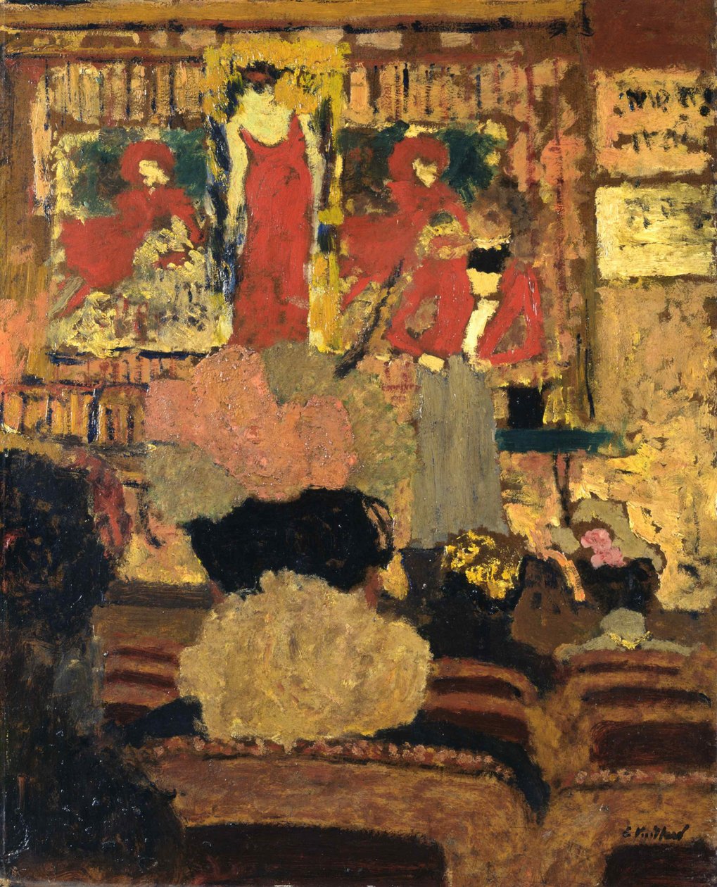 The Illusionist Number, ca. 1895. av Edouard Vuillard