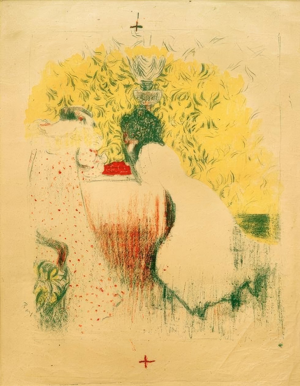 De två vackra systrarna av Edouard Vuillard