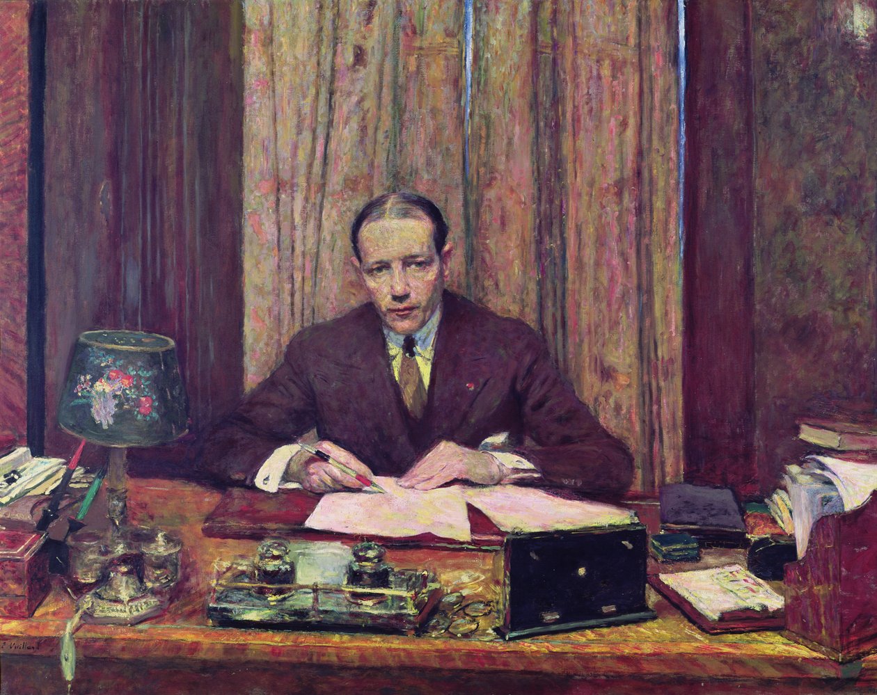 Lucien Rosengart (1881-1976) c.1925 av Edouard Vuillard