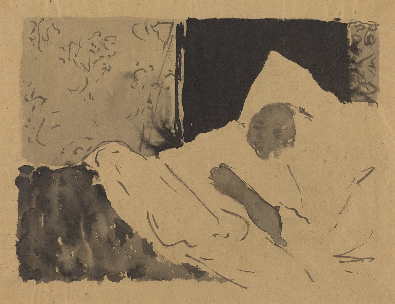Madame V. Sleeping, c. 1892. av Edouard Vuillard