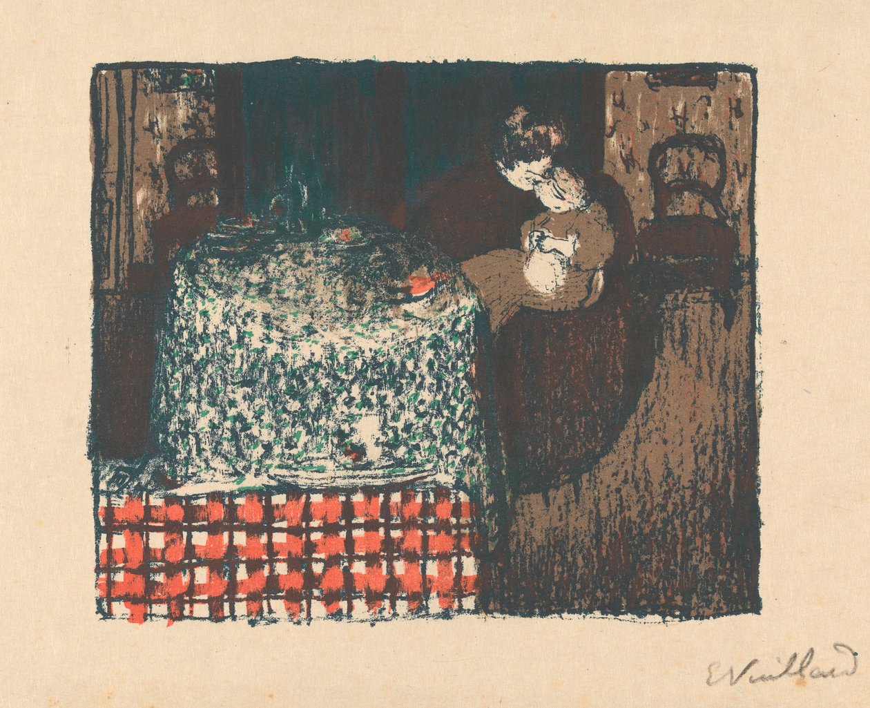 Moderskap av Edouard Vuillard