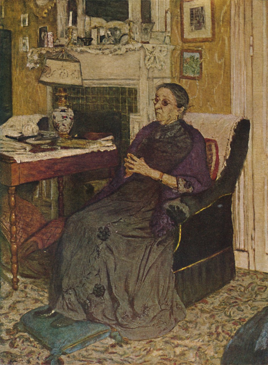 Fru Kapferer 1919, 1919, 1946 av Edouard Vuillard