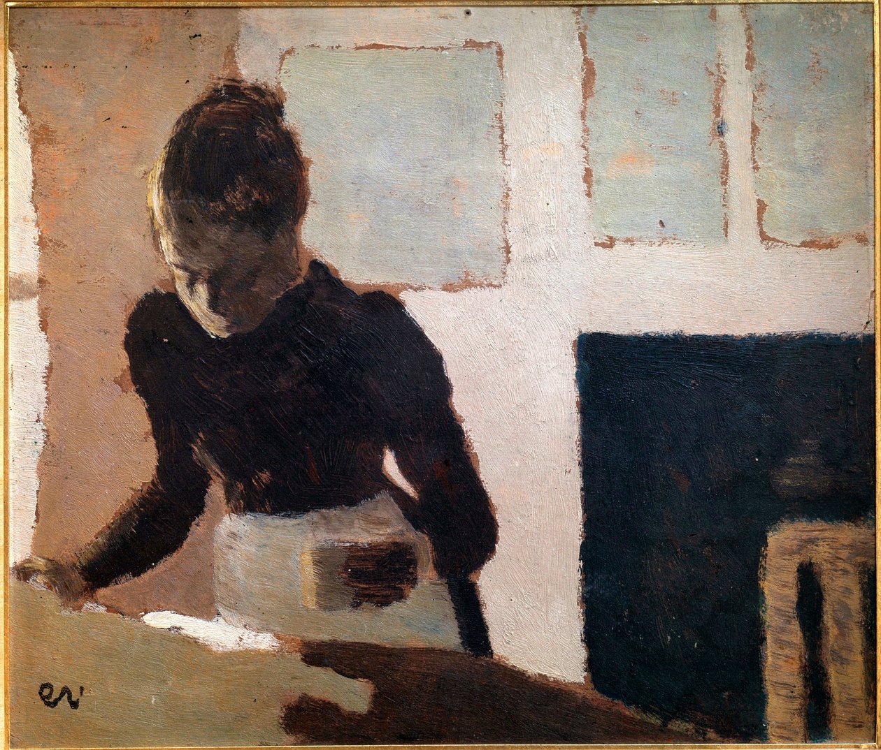 1900-talets strykare (olja på duk) av Edouard Vuillard