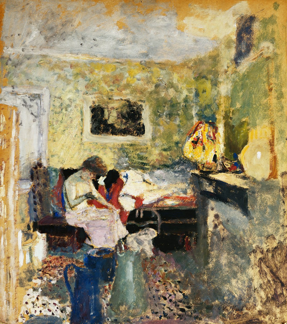 Det gröna rummet; Det gröna rummet av Edouard Vuillard