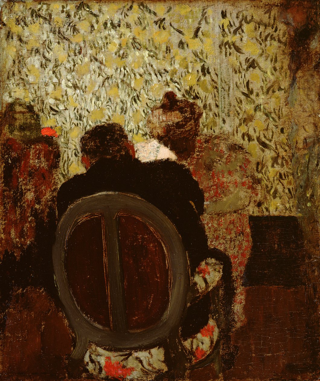 The Manicure, 1897 (olja på kort) av Edouard Vuillard