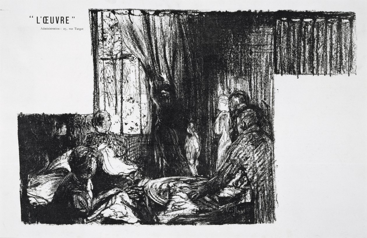 Samhällets pelare, 1896 av Edouard Vuillard