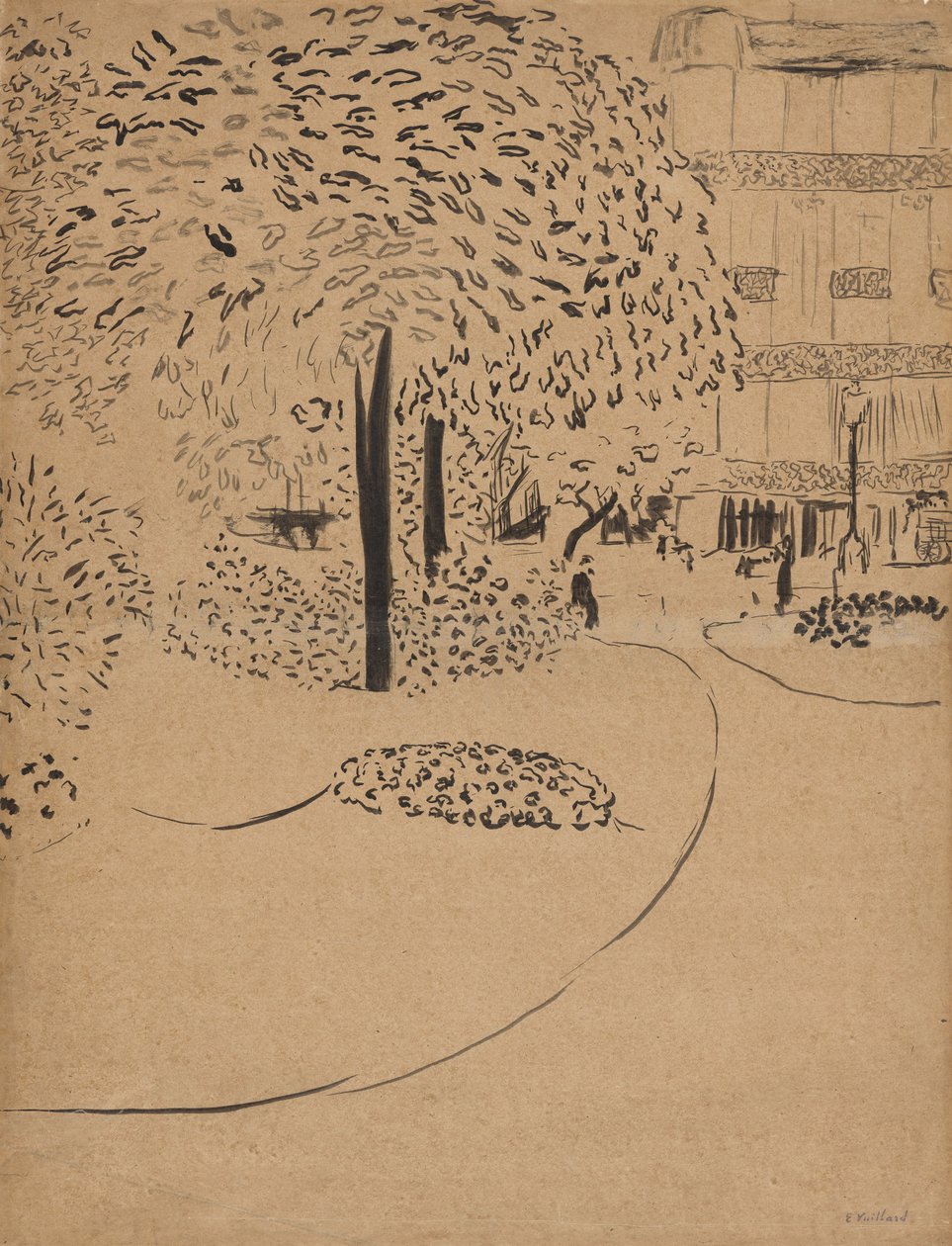 Torget, 1910. av Edouard Vuillard