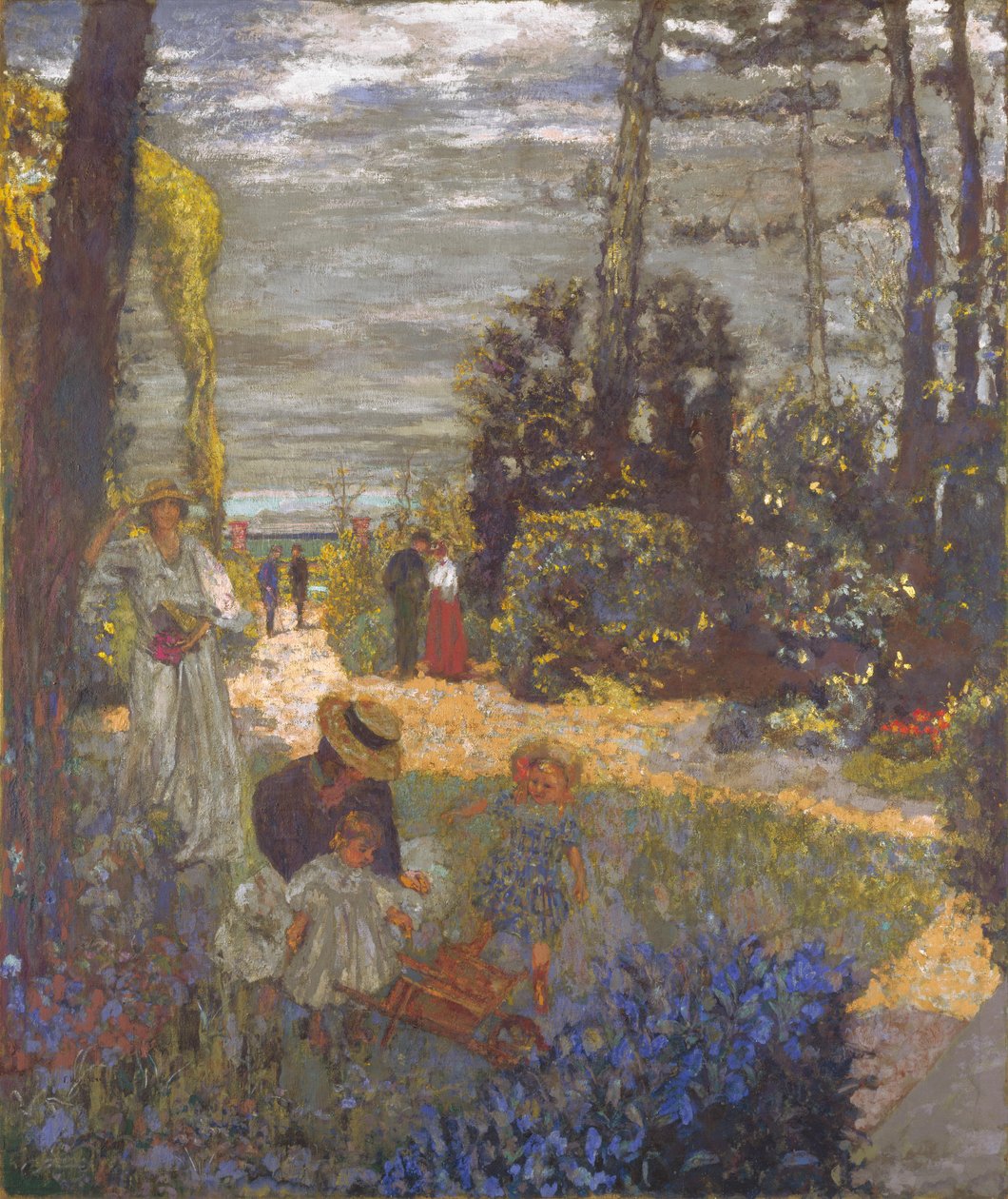 Terrassen vid Vasouy, trädgården, 1901 av Edouard Vuillard
