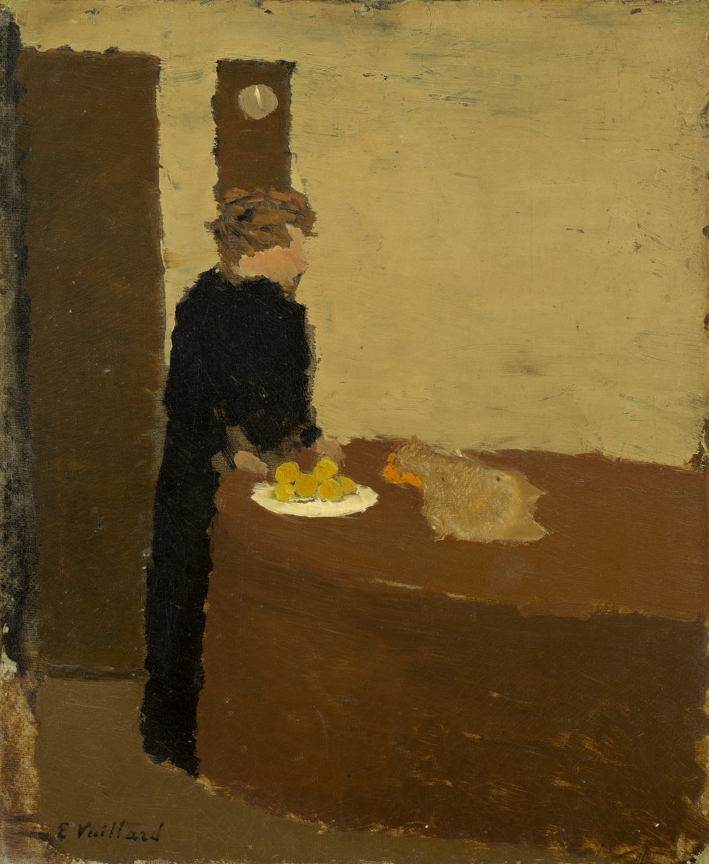 Kvinna i svart, ca. 1891. av Edouard Vuillard