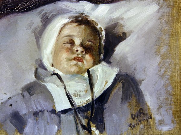 Sovande barn av Henry Charles Fehr