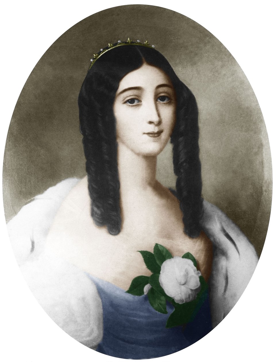 Mary Duplessis av Édouard after Viénot