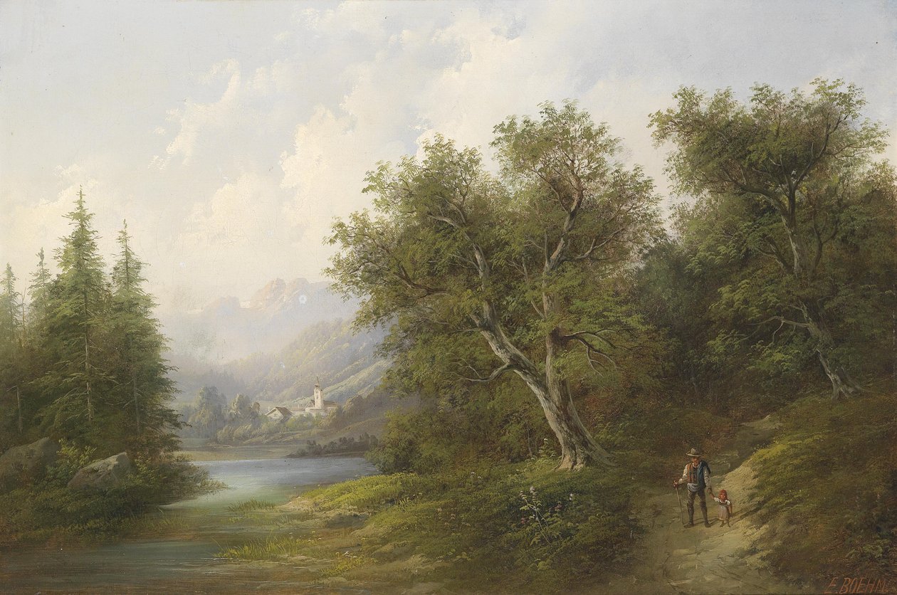 Partie bei Ehrenhausen in Untersteier av Eduard Boehm