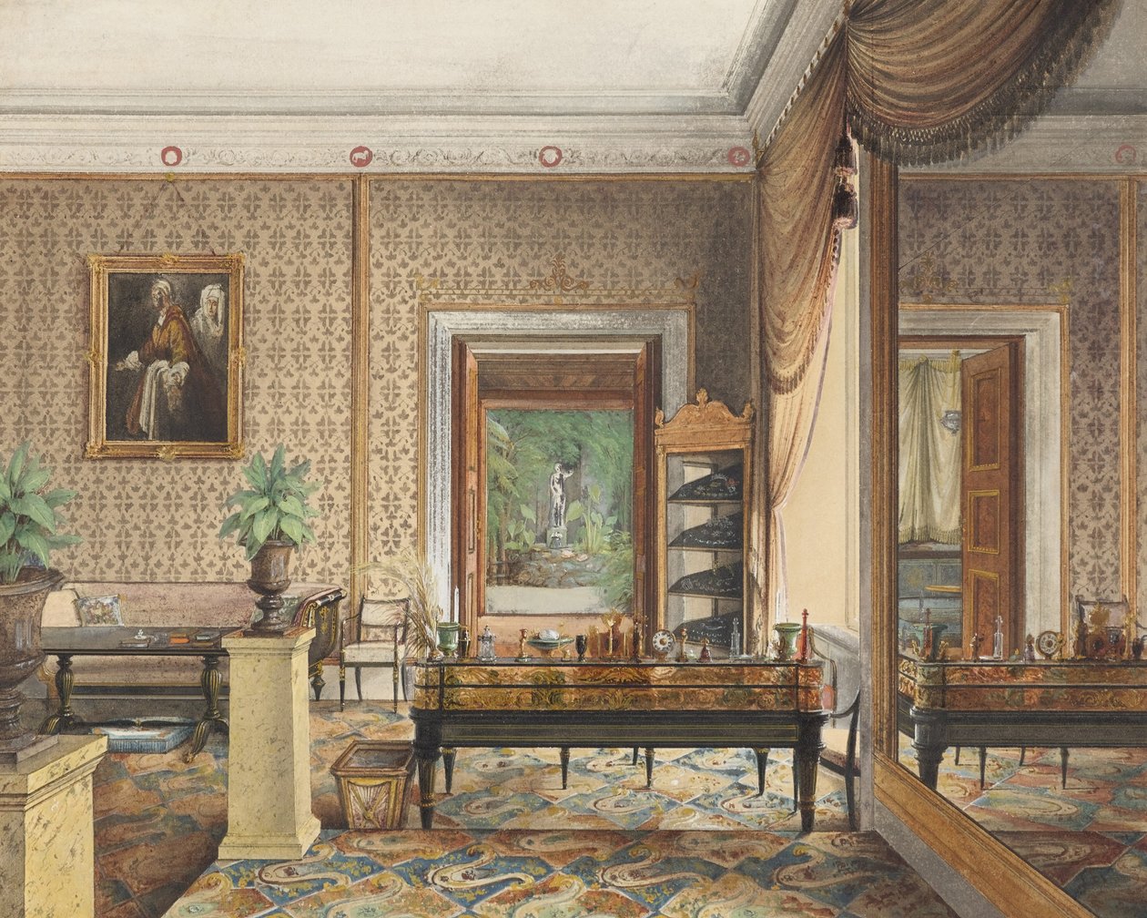 Studien av prins Karl av Preussen av Eduard Gaertner