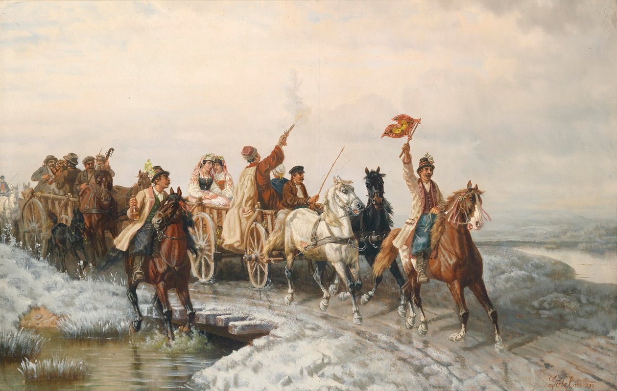 Brudgången av Eduard Götzelmann