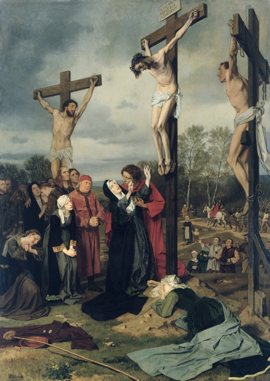 Korsfästelsen, 1873 av Eduard Karl Franz von Gebhardt
