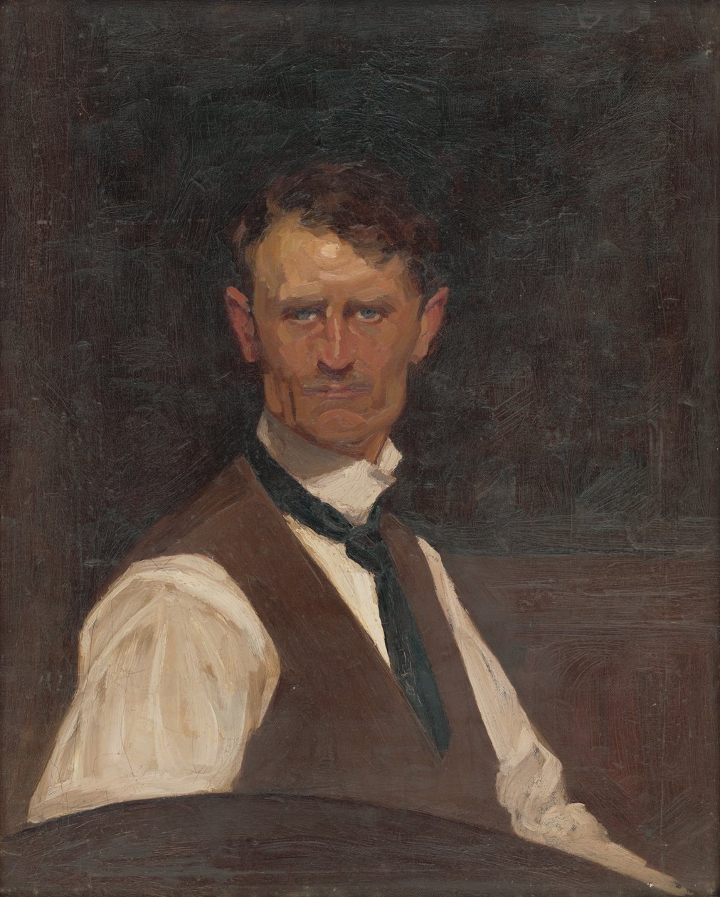 Self-Portrait in a White Shirt av Eduard Putra