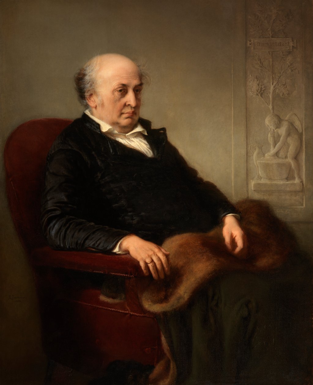 Målaren Wilhelm Schadow av Eduard Bendemann