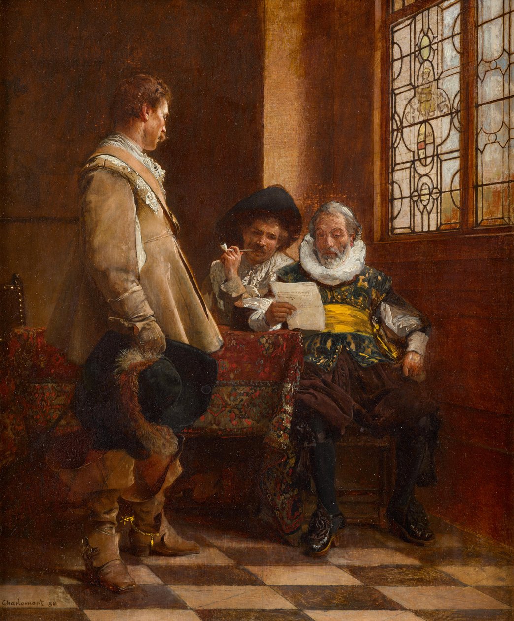 Ett brev av Eduard Charlemont