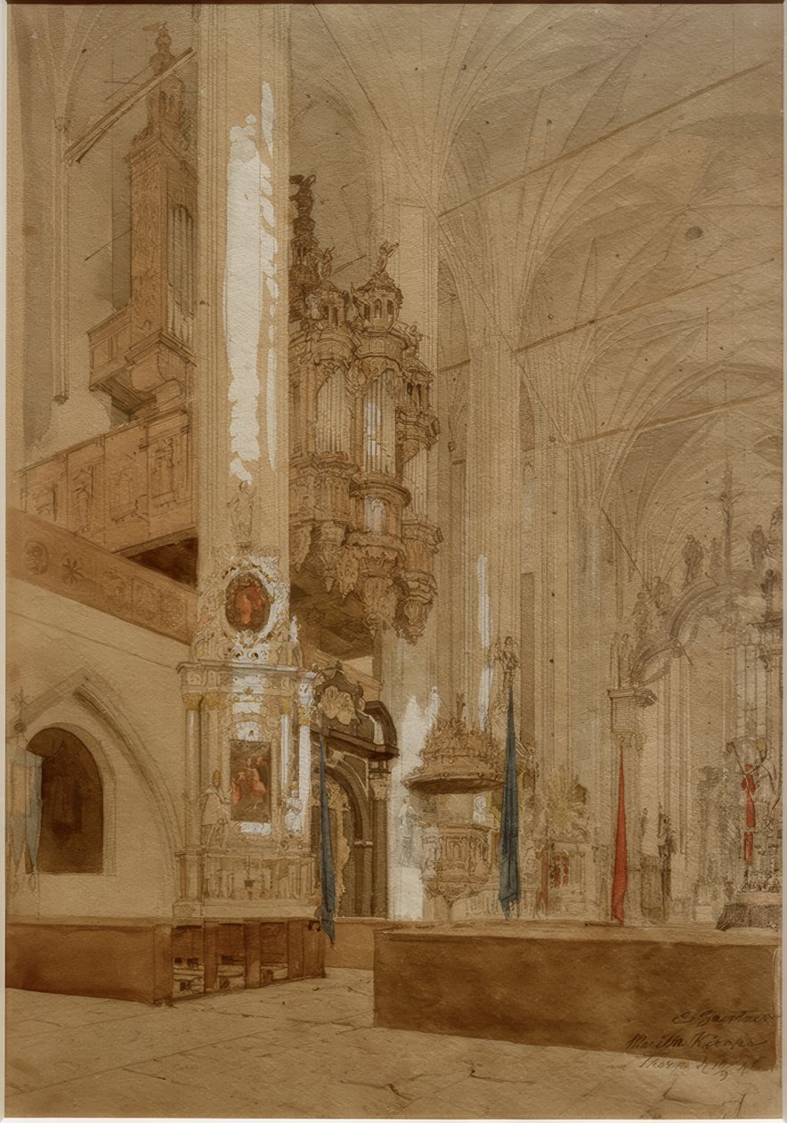 Marienkirche zu Thorn av Eduard Gärtner