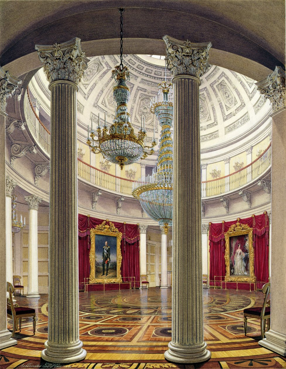 Rotundan, Vinterpalatset, 1862 av Eduard Hau