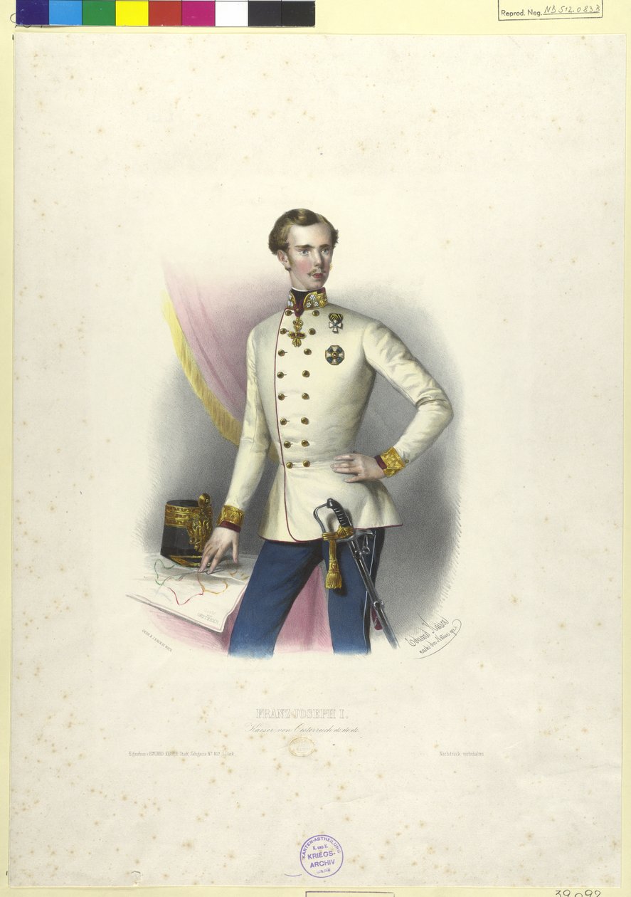 Kejsare av Österrike Franz Joseph I av Eduard Kaiser