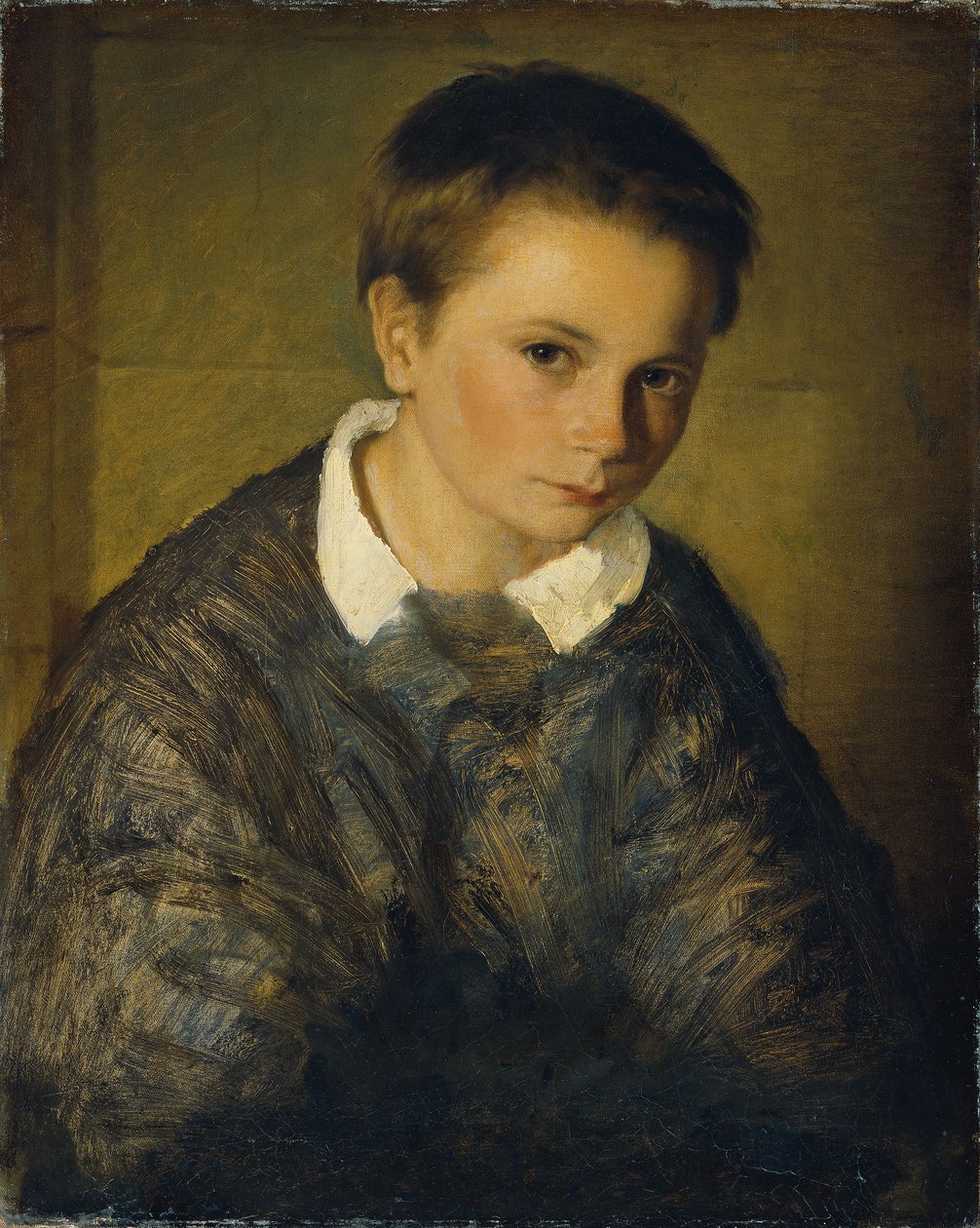pojke porträtt av Eduard Kurzbauer