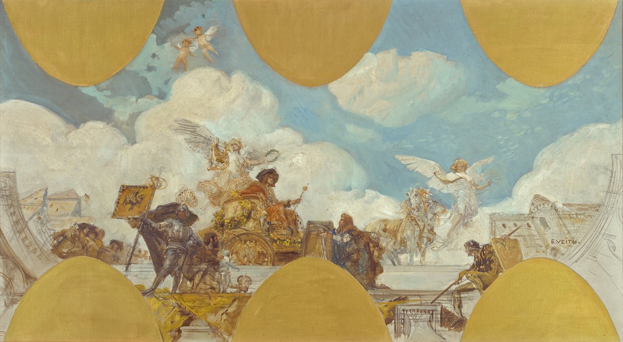 Deified von Kaiser Maximilian H. av Eduard Veith