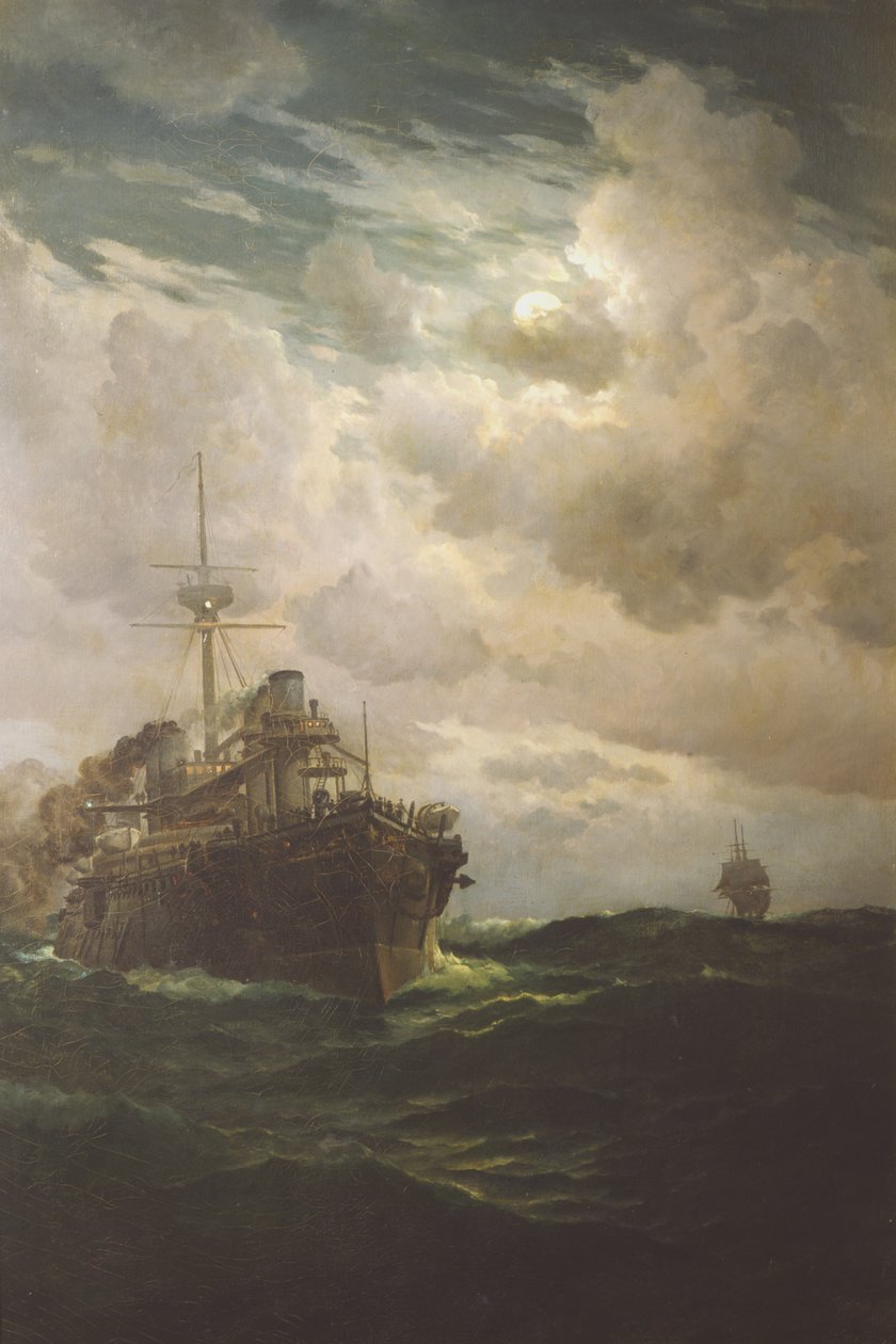Slagskeppet Lepanto av Eduardo de Martino