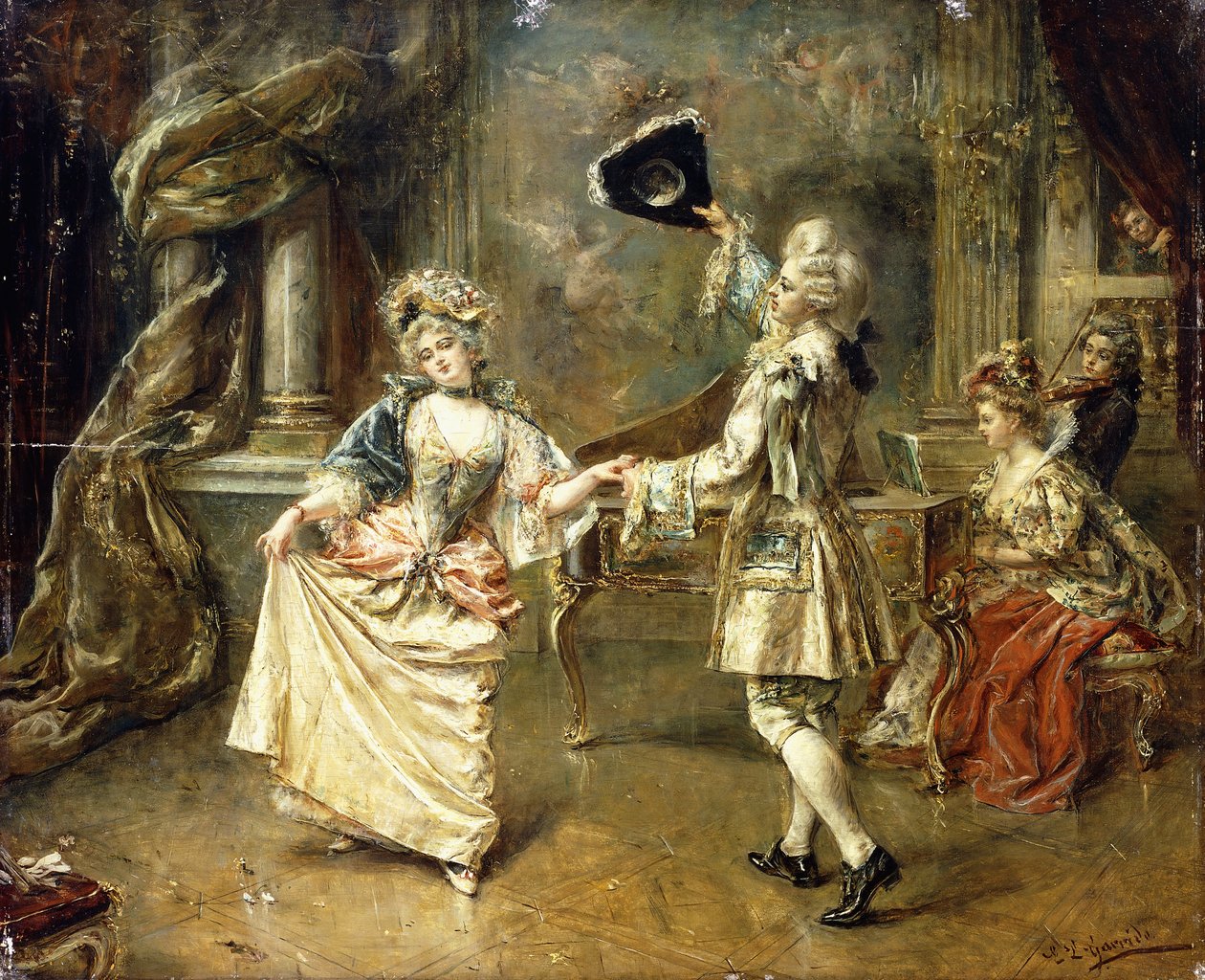 Början av dansen, av Eduardo Leon Garrido