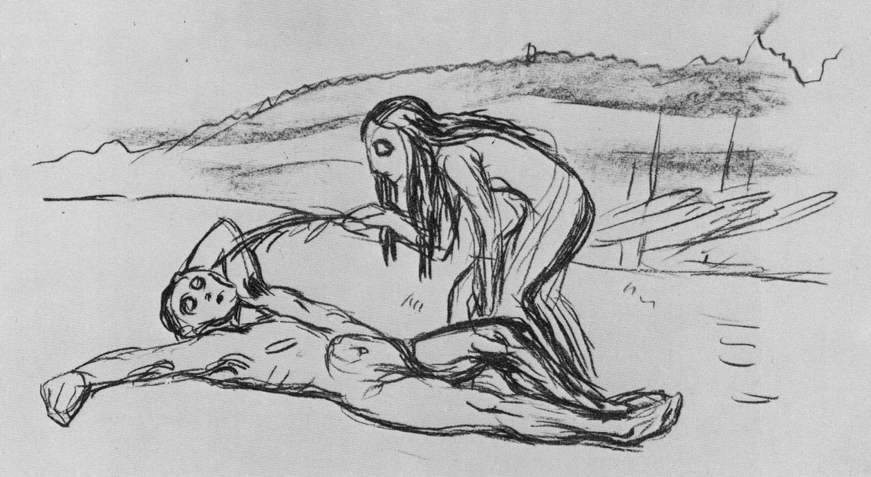 Alpha und Omega  av Edvard Munch