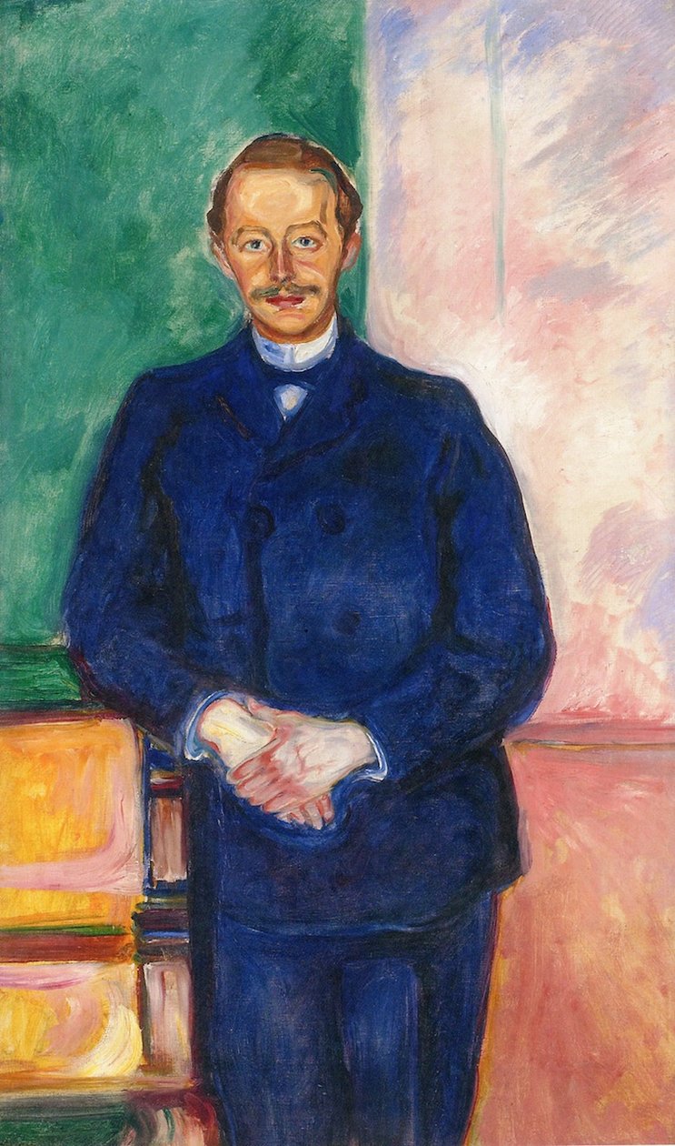 Dr. Max Linde im Segleranzug  av Edvard Munch