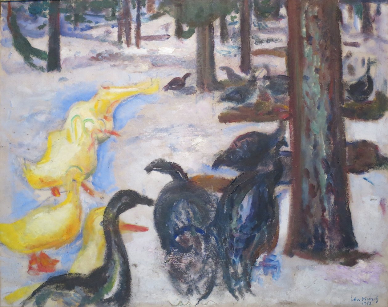 Ducks and Turkeys av Edvard Munch
