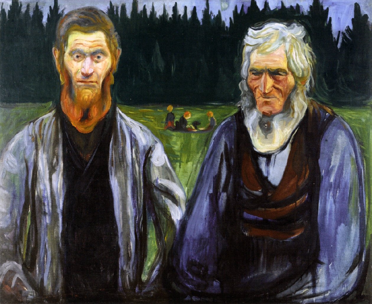 Fader och Son, ca 1904 av Edvard Munch