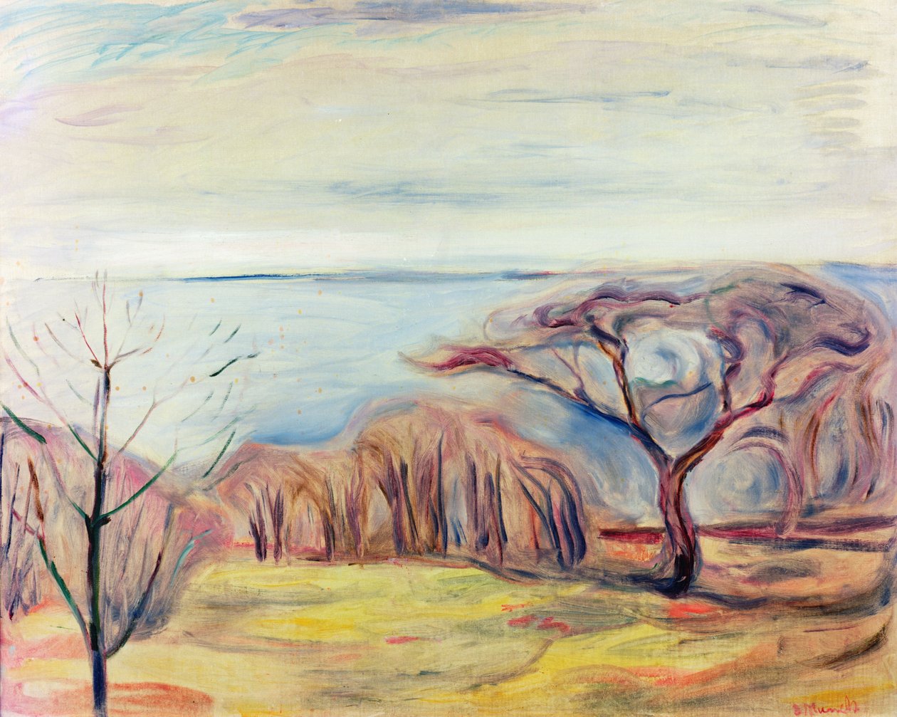 Landskap, 1905 av Edvard Munch