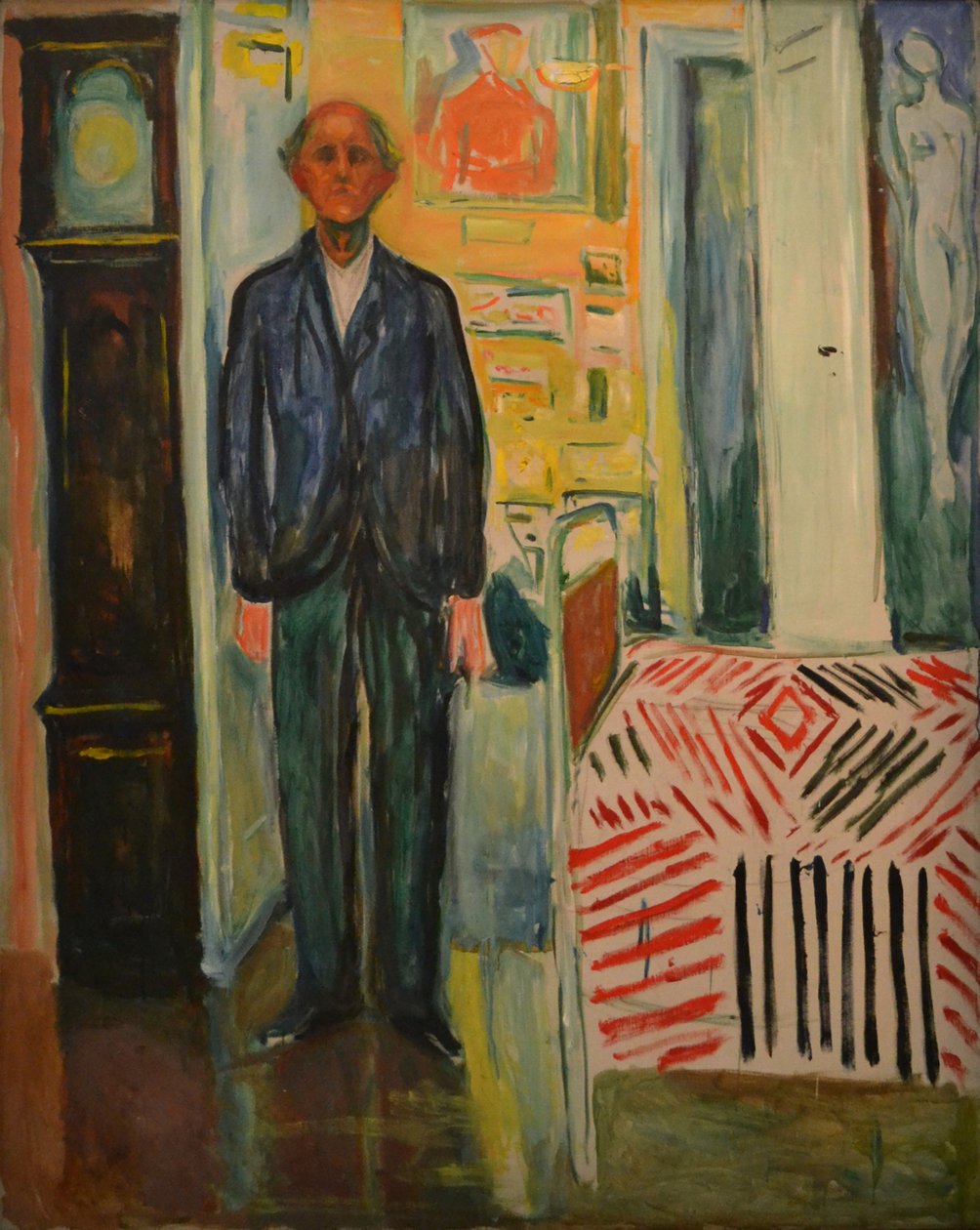 Mellom klokken og sengen av Edvard Munch