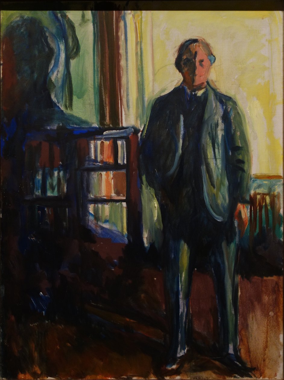 Self-Portrait with Hands in Pockets av Edvard Munch