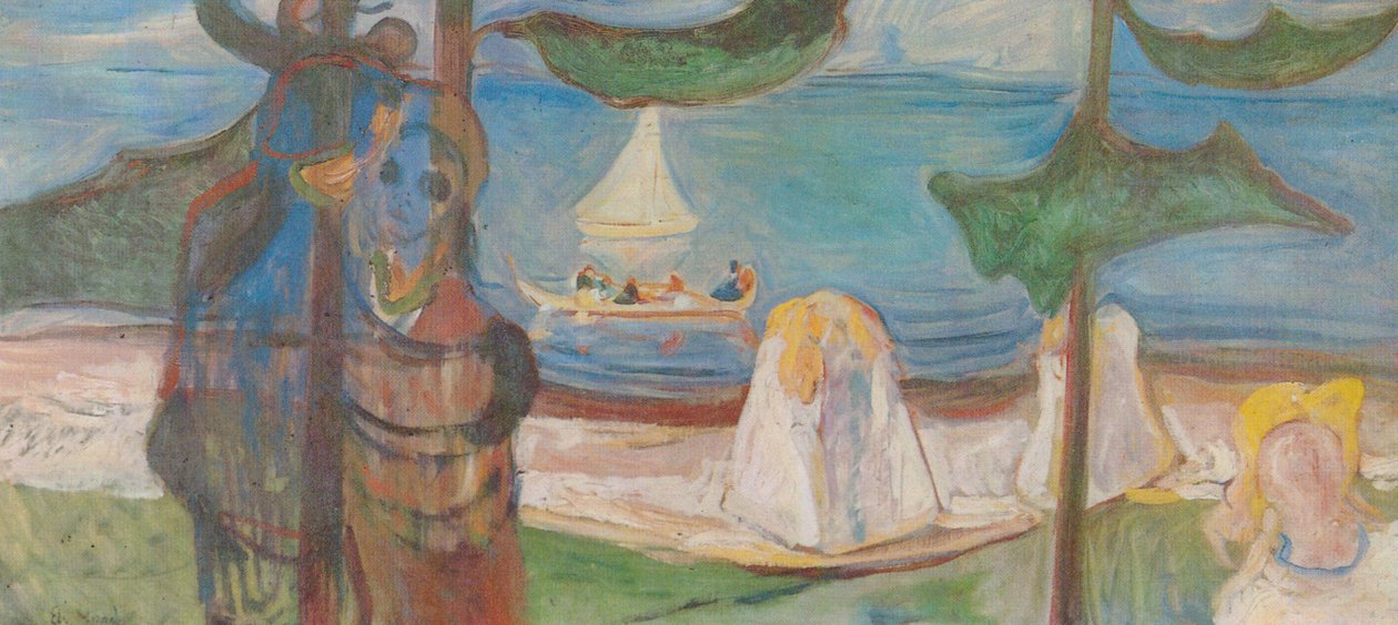 Sommertag av Edvard Munch