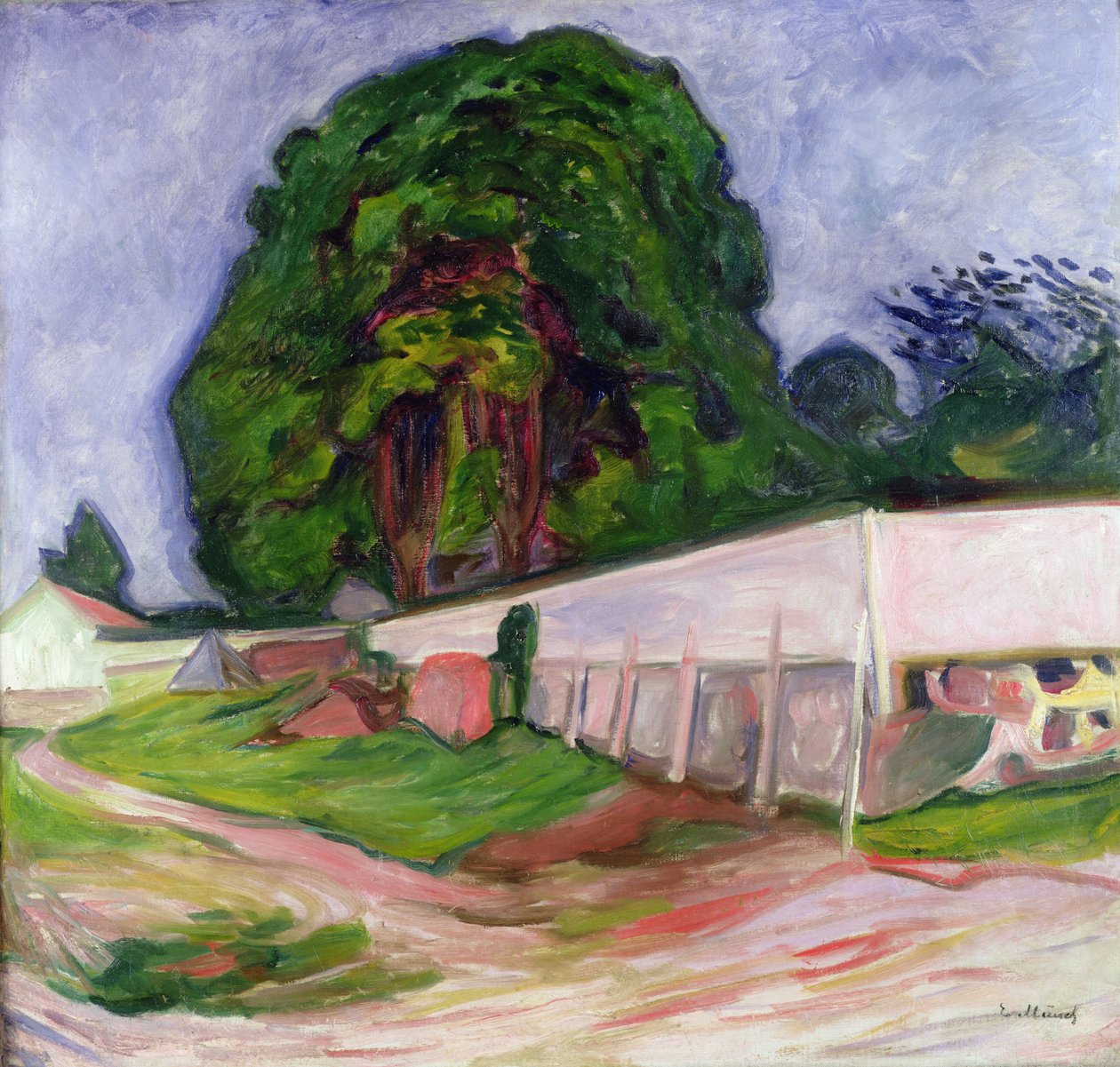 Sommarnatt vid Åsgårdsstrand 1904 av Edvard Munch