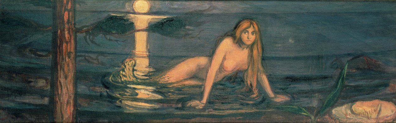 Damen från havet, 1896 av Edvard Munch