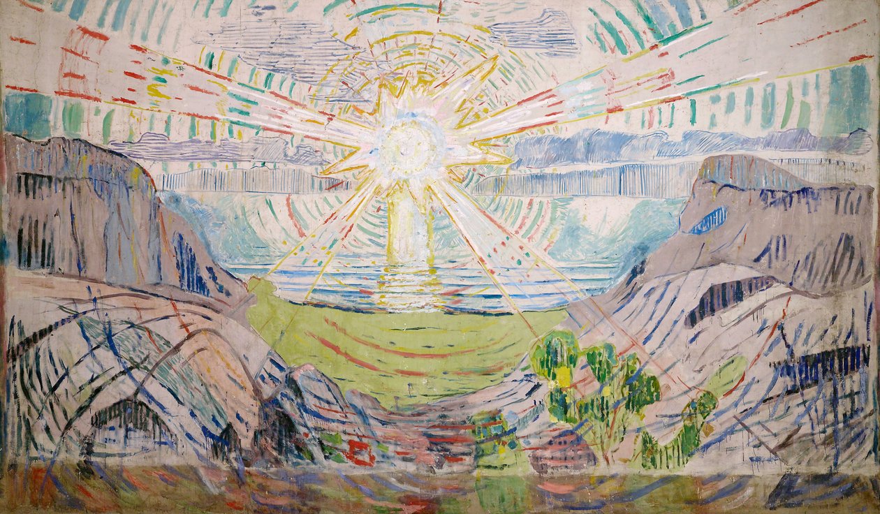The Sun av Edvard Munch