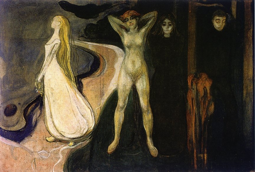 The Woman in Three Stages  av Edvard Munch