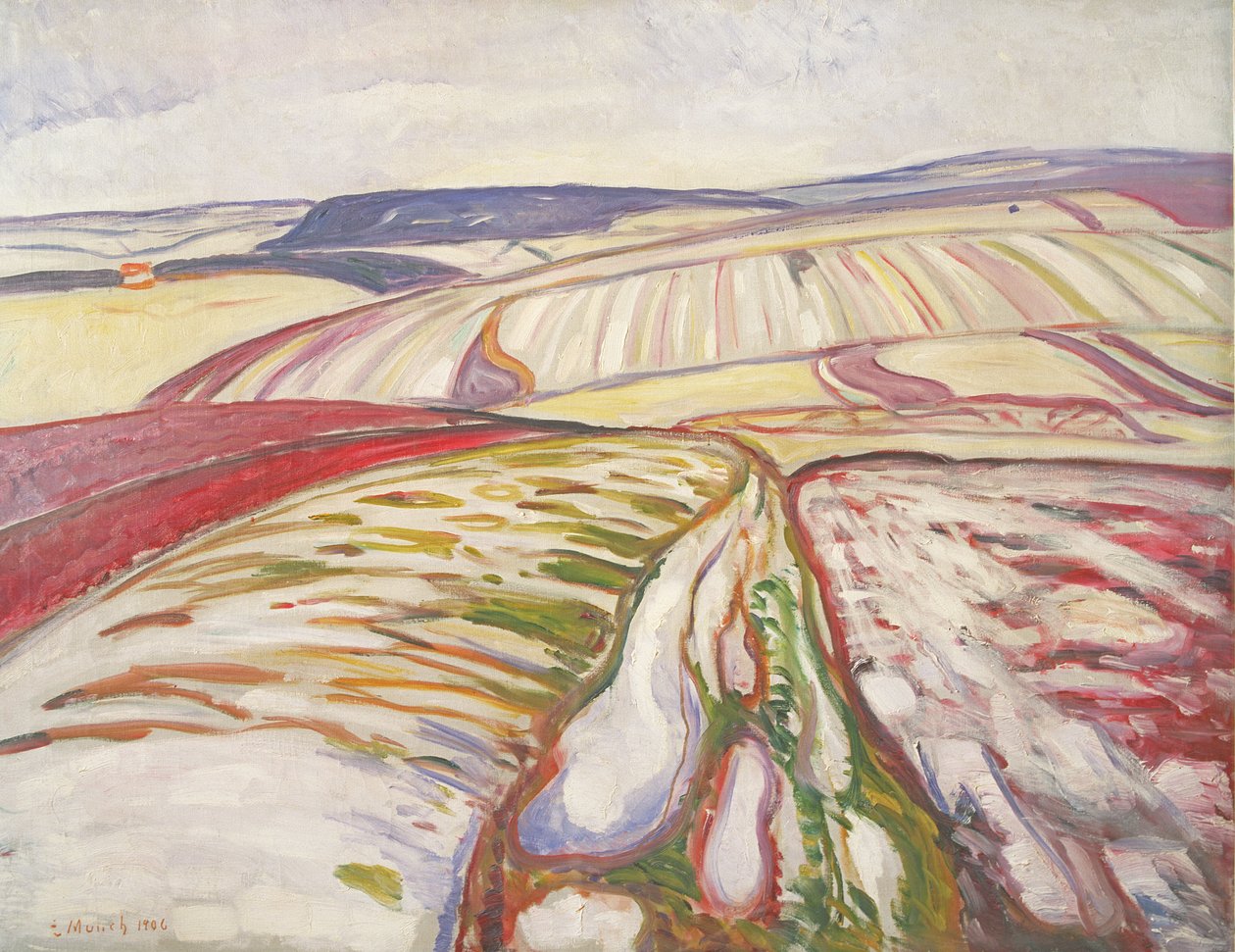 131-0059494 Frost i utkanten av Eilgersburg av Edvard Munch