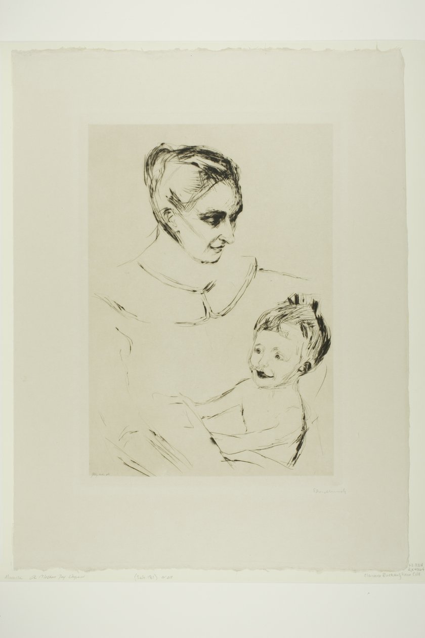 En mors glädje av Edvard Munch
