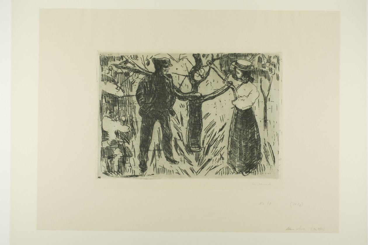 Adam och Eva av Edvard Munch