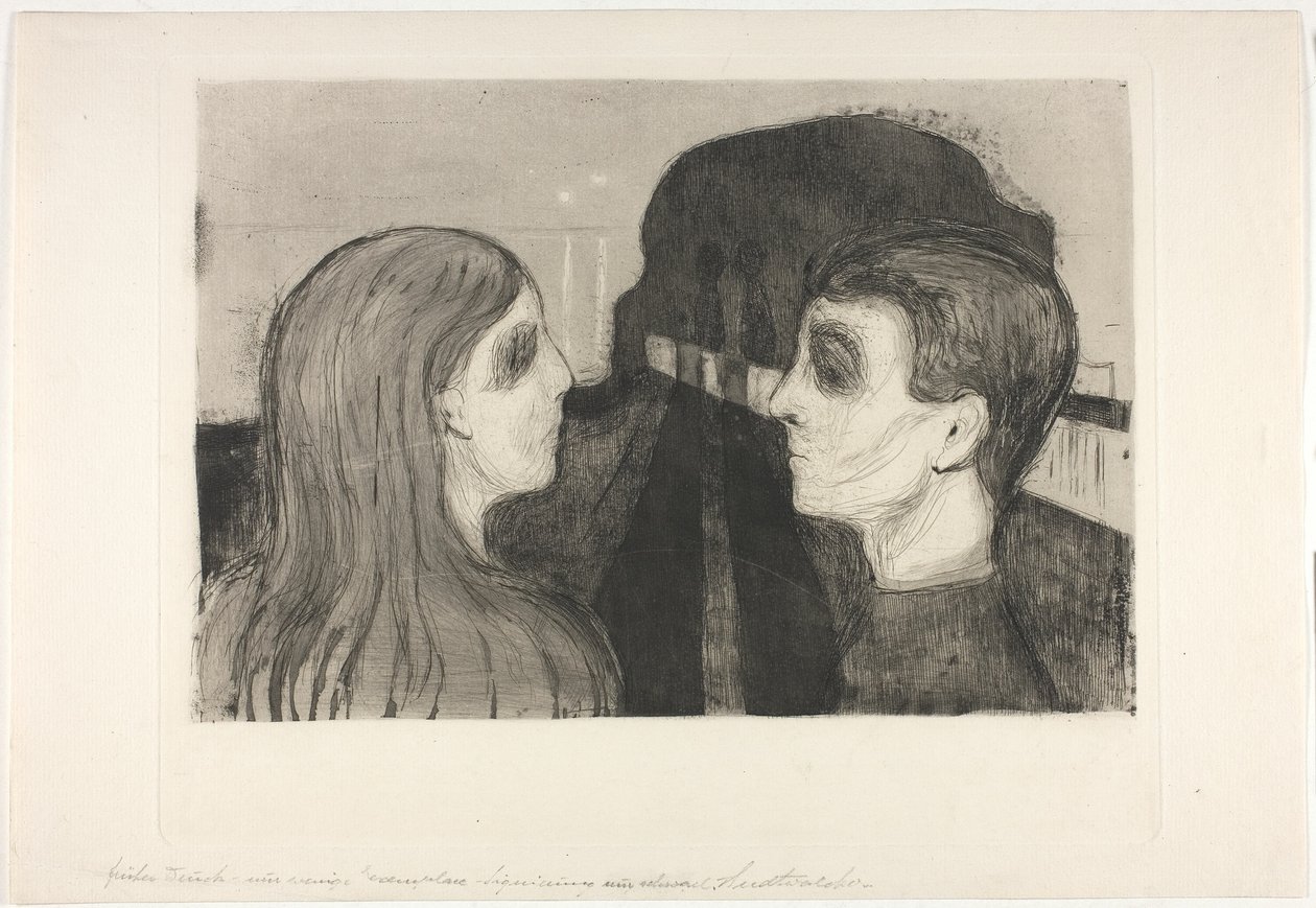 Attraktion II av Edvard Munch