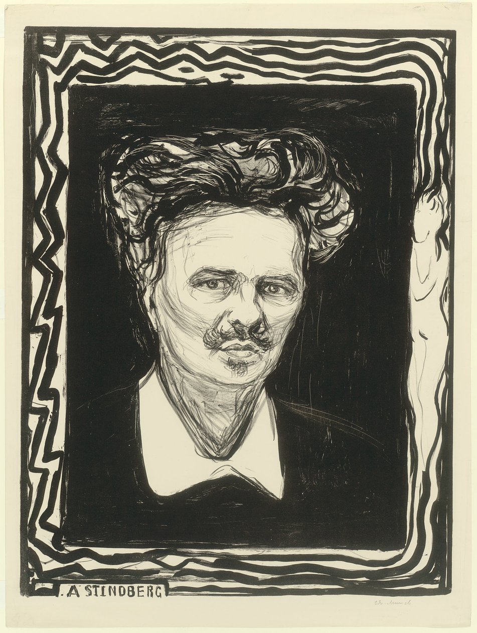 August Strindberg av Edvard Munch